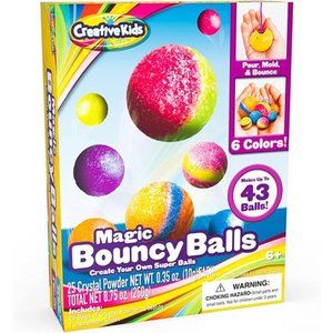 Creative Kids DIY Magic Bouncy Balls -Create Your Own Crystal Powder Balls Craft